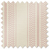 Trellis Prints, Noble Stripe Rosies Pink - Roman Blind